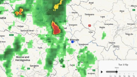 JEZIVO, OVA OLUJA JE VEĆ STIGLA U NEKE DELOVE SRBIJE Radarski snimci su zastrašujući