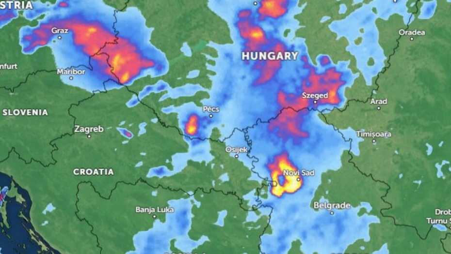 TEMPERATURE U NEKIM DELOVIMA SRBIJI PALE ZA 10 STEPENI Hladni front stigao, Balkan podeljen na dve klimatske zone