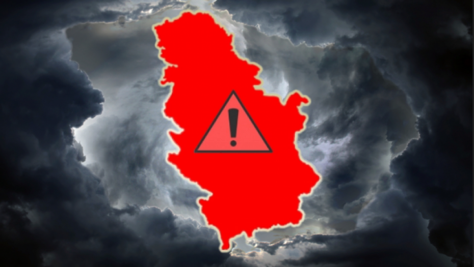 CRVENI METEOALARM U CELOJ SRBIJI U ovom gradu 40 stepeni, ali stiže OLUJNO nevreme!