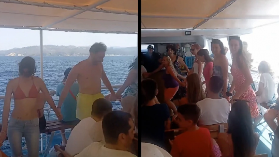 SRBI OPLELI KOLO NA PALUBI GRČKOJ BRODA Sve se ljuljalo, a na mrežama ih ispljuvali na mrtvo "Vašar vam je na drugom mestu"