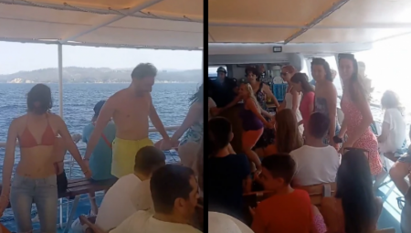 SRBI OPLELI KOLO NA PALUBI GRČKOJ BRODA Sve se ljuljalo, a na mrežama ih ispljuvali na mrtvo "Vašar vam je na drugom mestu"