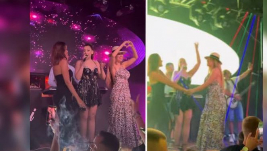 HAOS NA NASTUPU SANJE VUČIĆ! Tea i Prija se popele na binu i napravile lom (VIDEO)