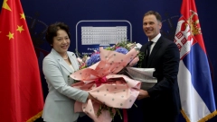 ZAHVALNOST NA ENERGIJI I POSVEĆENOSTI Siniša Mali u oproštajnu posetu primio kinesku ambasadorku