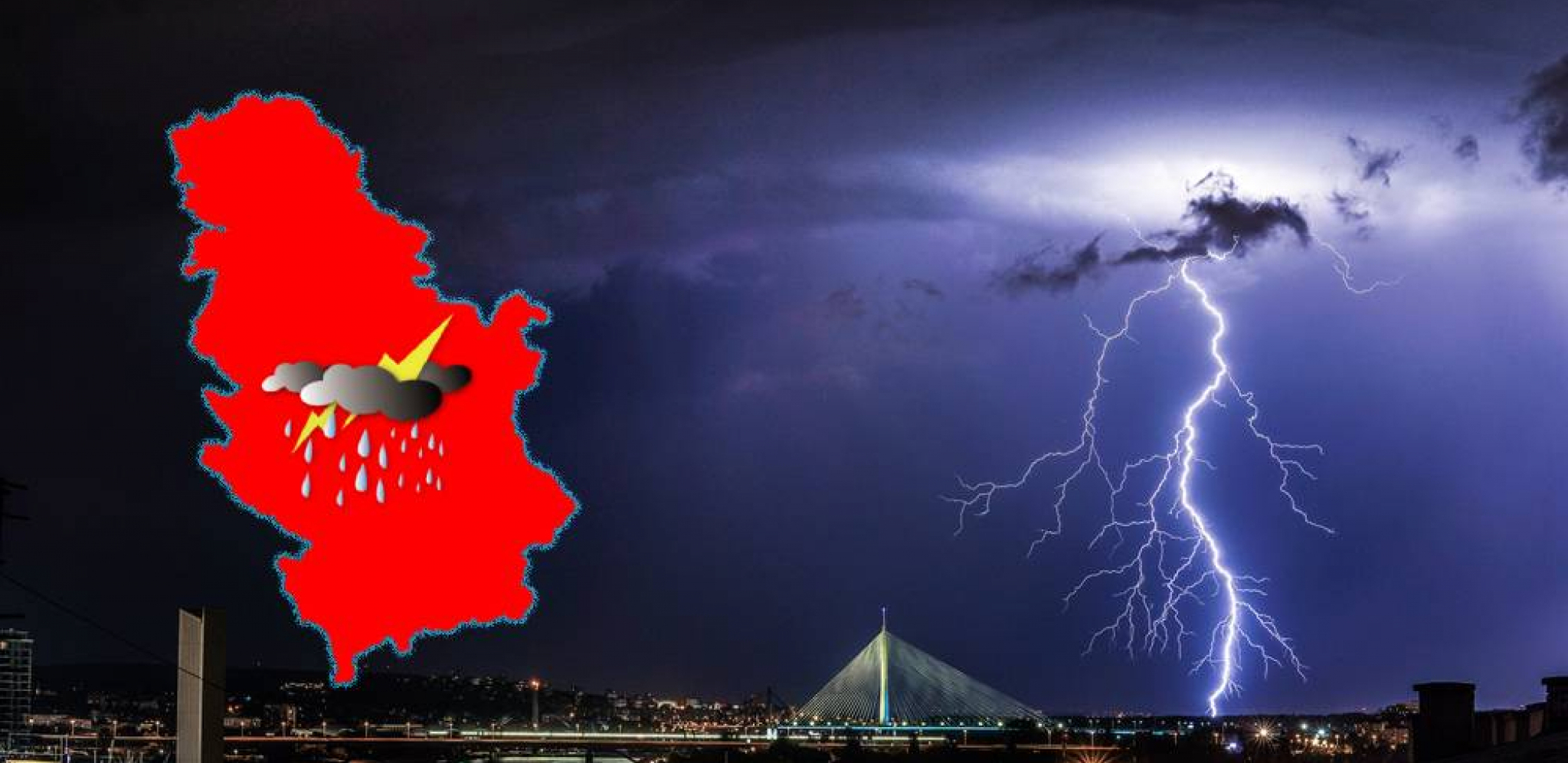 STIŽE NEVREME ZA SAT VREMENA RHMZ izdao novo upozorenje