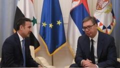 "HVALA NA PODRŠCI OČUVANJU SUVERENITETA I TERITORIJALNE CELOVITOSTI SRBIJE"  Vučić primio danas ambasadora Sirijske Arapske Republike Basema Džamana (FOTO)