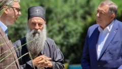 OČI U OČI, BEZ KAMERA Vučić, Dodik i patrijarh Porfirije u manastiru, pričaju o najvažnijim nacionalnim pitanjima