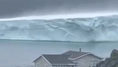 OGROMNA SANTA LEDA DOPLOVILA DO KANADE Preti da uništi naselja u priobalju (VIDEO)