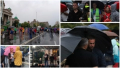 ZAVRŠEN POLITIČKI PROTEST U BEOGRADU Manji broj ljudi nego ranije, političari otišli među prvima (FOTO/VIDEO)