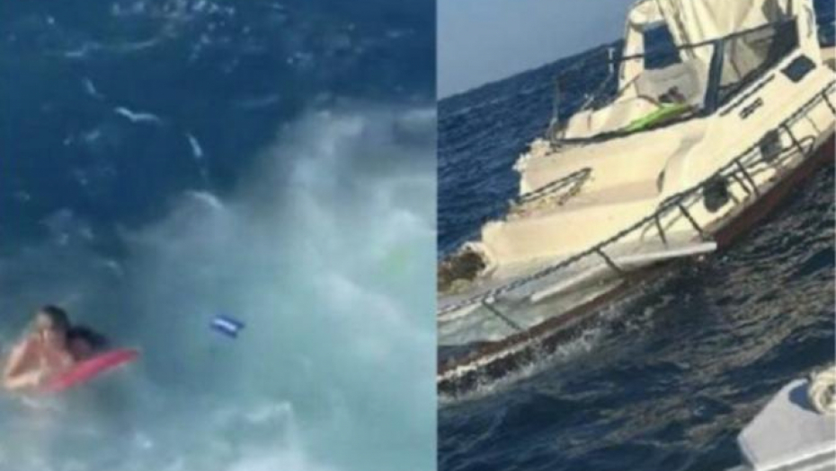 ŽENA STRADALA OD PROPELERA PRED MUŽEM I MALOM DECOM Gliser se zabio u veliku jedrilicu (VIDEO)