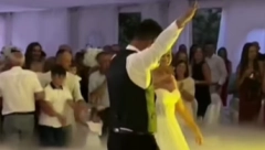 "TO JE TO, PRAVI SRBI" Nesvakidašnji prvi ples na svadbi, mladenci bacili goste u trans i zapalili mreže