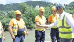 Ministar građevinarstva Goran Vesić obišao radove: OBNOVA PUTA KA BOLNICI JEDAN OD NAJVAŽNIJIH PROJEKATA U PRIBOJU