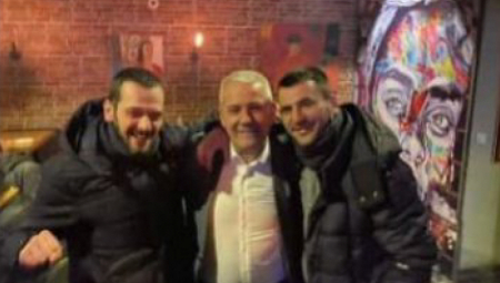SVEČLJA GRLI NARKO DILERA IZ SAMOOPREDELJENJA Objavljena kompromitujuća fotografija ministra unutrašnjih poslova tzv. Kosova