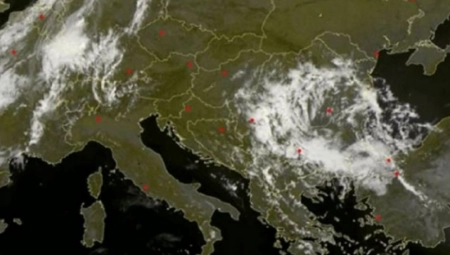 OVAJ CIKLON JE SADA IZNAD NAS Zna se u koje tačno delove zemlje donosi pljuskove