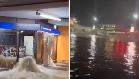 POTOP U FRANKFURTU! Avioni u vodi, na terminalima osvanulo "jezero", a na ulici poseban haos! (VIDEO)
