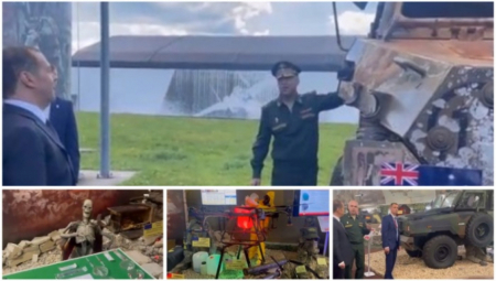 JEDAN JEZIV DETALJ SVIMA ZAPAO ZA OKO Medvedev obišao NATO naoružanje zaplenjeno u Ukrajini (FOTO/VIDEO)