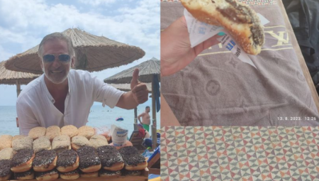 SRPKINJE ODLEPILE ZA OVIM GRKOM Svi su navalili da kupuju krofne kod njega