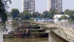 VELIKA AKCIJA VOJSKE SRBIJE U BEOGRADU Postavljen most, građani ponovo mogu na Lido (FOTO)