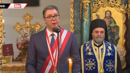VUČIĆU URUČEN ORDEN EPARHIJE BUDIMSKE PRVOG REDA "Na Srbiju uvek će moći da računa i naš narod na KiM i u RS" (VIDEO)