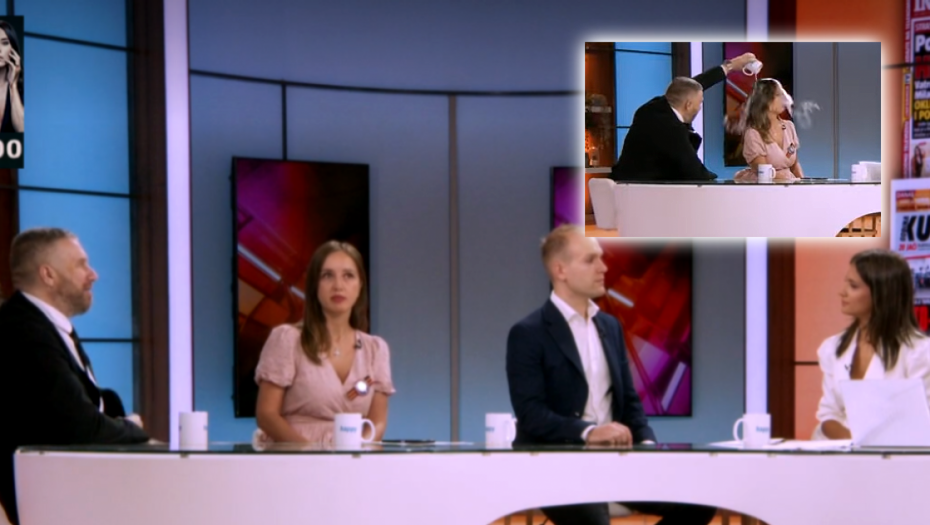 HAOS U STUDIJU! Gosti se posvađali, pa palo polivanje! Emisija na Tv Hepi prekinuta