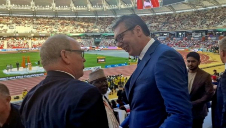 ZARE ULAZI, NE SE ZNAJE Predsednik Vučić imao zanimljiv komentar na pobedu AEK-a protiv zagrebačkog Dinama