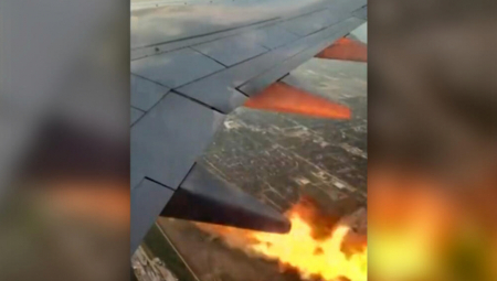 AVION SE ZAPALIO U VAZDUHU Putnici gledali kako gori motor, usledila je velika borba pilota