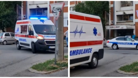 "IZBO JU JE NOŽEM, PA SKOČIO, ČULI SMO SIRENE" Osvanule fotografije sa lica mesta napada u Bjeljini