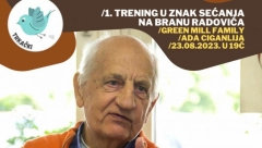 TRKA U ČAST IDEJNOG TVORCA BEOGRADSKOG MARATONA Krug oko Ade na dan rođendana Branimira, brata Duška Radovića