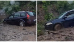 APOKALIPTIČNE SCENE U ZAJEČARU Pljusak i grad sve potopili, automobili stoje zaglavljeni