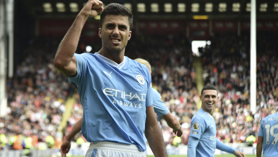 SITIJEVA TALIJA IMA IME - RODRI Španac ponovo junak, Šefild umalo uzeo meru šampionu Engleske