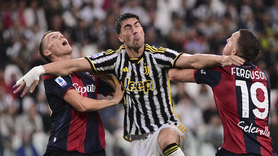 SASUOLOV ŠAMAR "STAROJ DAMI" Juventus primio četiri gola i ozbiljno se obrukao, Vlahović propustio priliku da uđe u istoriju