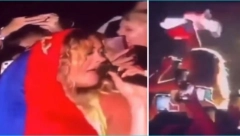 RITA ORA POSTALA RISTANA ORIĆ Albanska pevačica sišla u publiku pa ponovo ogrnula srpsku zastavu (VIDEO)