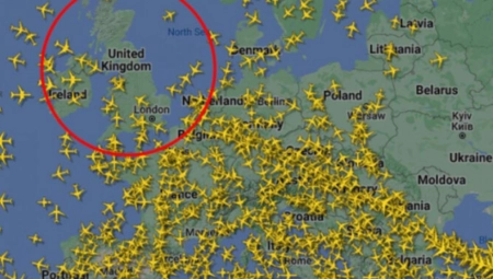 NA RADARU SE VIDI HAOS, AVIONI UOPŠTE NE LETE Ljudi su zarobljeni na aerodromima, haos bi mogao da traje danima