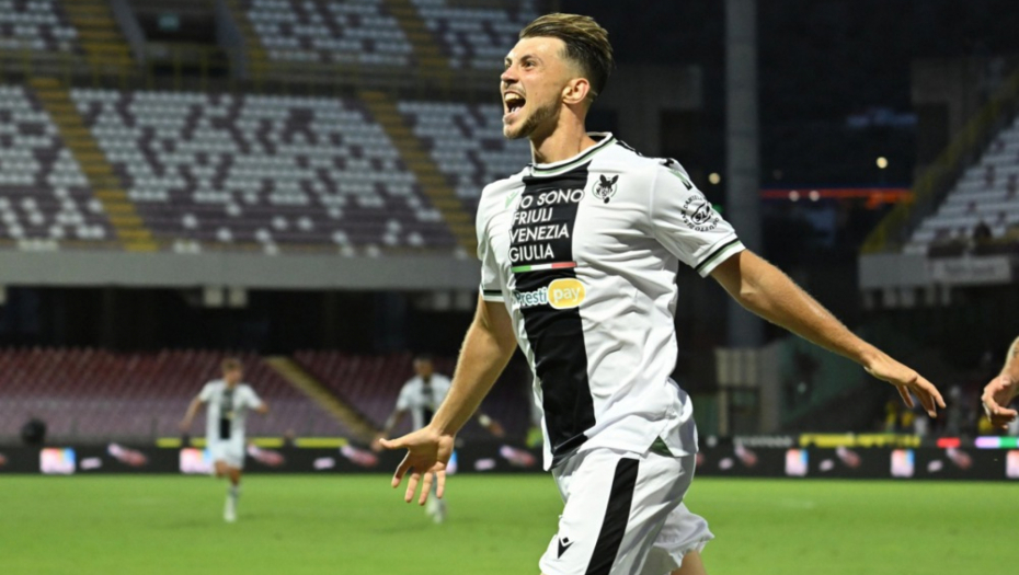 JOŠ UVEK BLISTA U UDINEZEU Lazar Samardžić postigao gol nakon sjajne akcije (VIDEO)