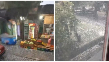 ZABELEO SE KNIĆ Potoci teku ulicama, nevreme udara po Srbiji