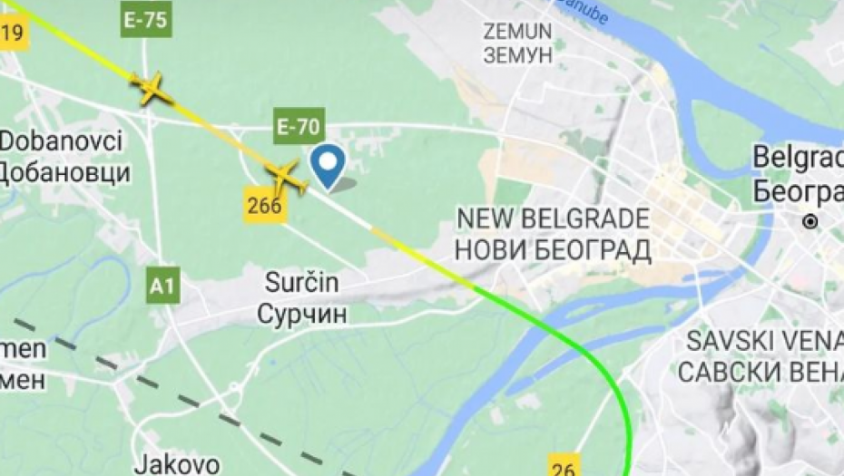 ZAVRŠENA DRAMA NA NEBU IZNAD PRESTONICE Avion iz Istanbula uspešno sleteo