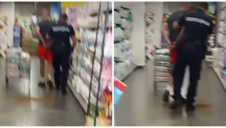 MAKLJAŽA U BEOGRADSKOM MARKETU Lopov uhvaćen na delu, dečko ga nokautirao! A onda je došla policija