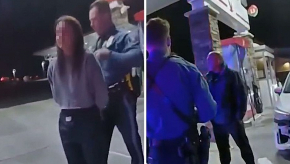 DEVOJKA UHAPŠENA ZBOG OPASNE VOŽNJE Pozvala tatu policajca da je spasi, a njegovom potezu svi pričaju (VIDEO)