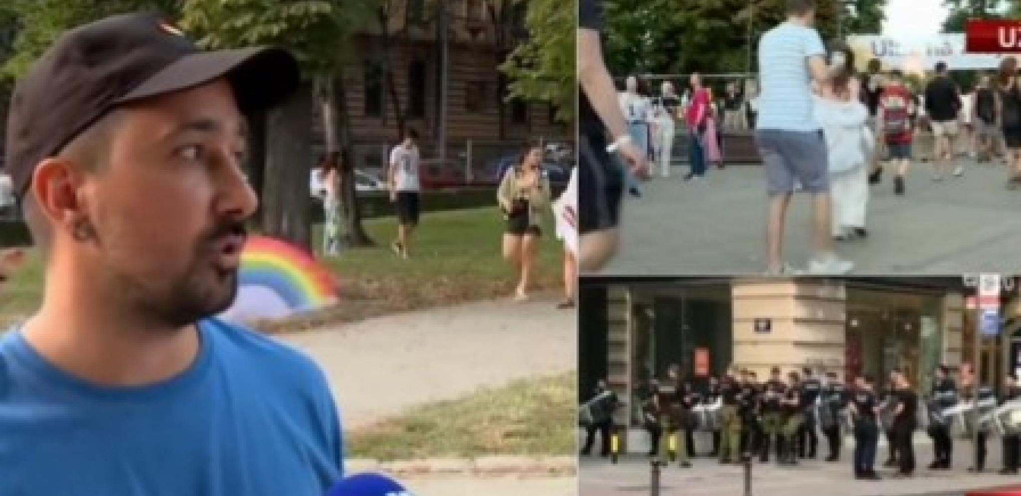 PRITISAK NA VUČIĆA DA DOZVOLI ISTOPOLNA PARTNERSTVA Juče na protestu opozicije, danas na gej paradi! (VIDEO)