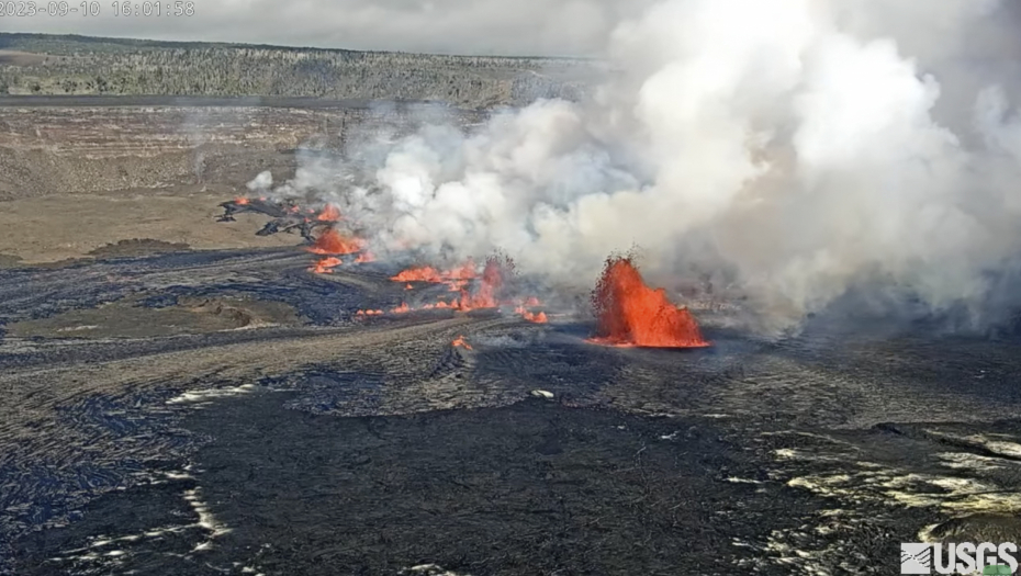 UŽARENA LAVA U VAZDUHU Probudio se vulkan na Havajima, prvi snimci sa mesta užasa