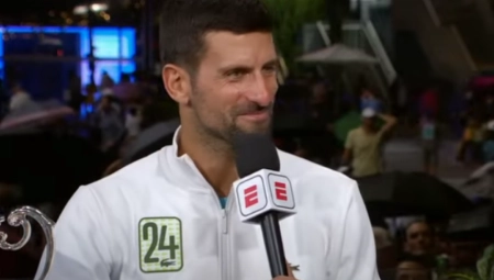 NEKADA SU BILI PROTIV NJEGA, A SADA... Nole zbog navijača morao da prekida intervju, morao je da viče