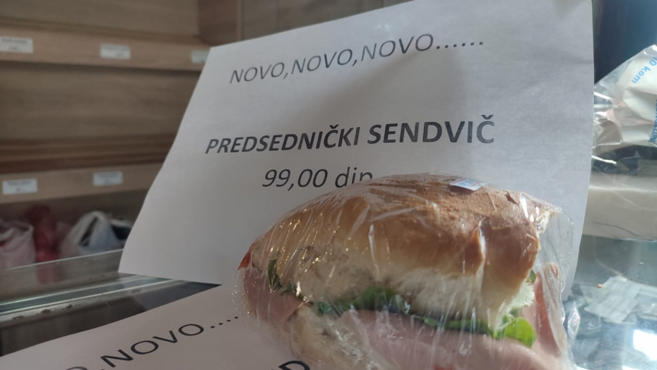"PRODAJEMO PREDSEDNIČKI SENDVIČ, TO JE TAJ PARIZER" Specijalitet u pekari na Vidikovcu oduševio građane