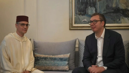 PREDSEDNIK SA AMBASADOROM MAROKA  Vučić izrazio saučešće Maroku