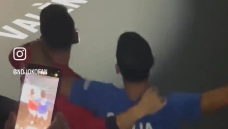 NOVAKOV ŠOU Đoković napravio žurku usred meča (VIDEO)