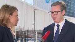 "PLAŠIM SE DA SITUACIJA NA KOSOVU I METOHIJI IZMIČE KONTROLI" Predsednik Vučić se obratio direktno iz Njujorka