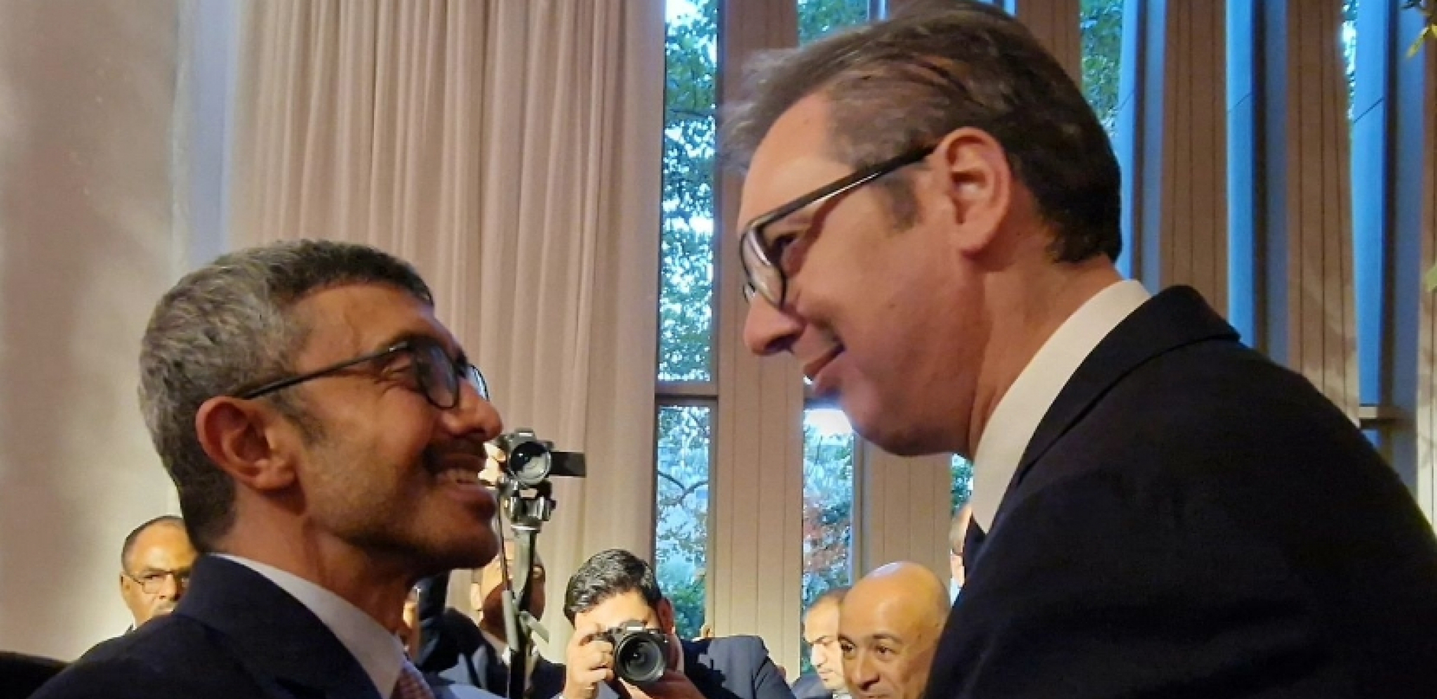 "PONOSAN SAM NA NAŠE PRIJATELJSTVO" Vučić na prijemu kod ministra spoljnih poslova UAE