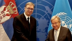 "ODLIČAN RAZGOVOR" Predsednik Vučić se sastao sa Guterešom u NJujorku (FOTO)