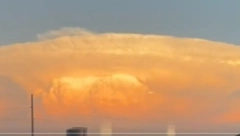 JEZIV PRIZOR NA NEBU NAKON OLUJE Izgleda kao da je eksplodirala nuklearna bomba (VIDEO)