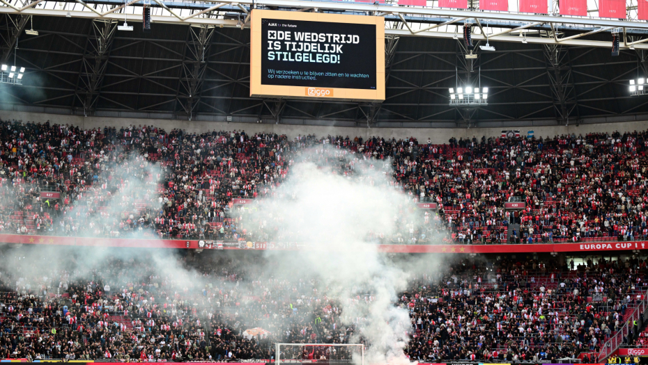 CIRKUS U HOLANDIJI Ajaks ne želi da nastavi utakmicu, žaliće se savezu