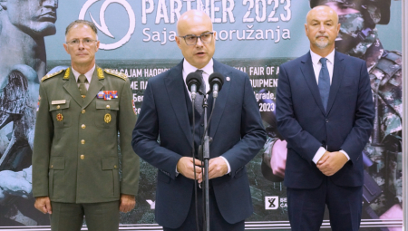 "PARTNER NAJBOLJI POKAZATELJ NAŠEG NAPRETKA" Ministar Vučević otvorio Sajam naoružanja i vojne opreme u Beogradu (FOTO)