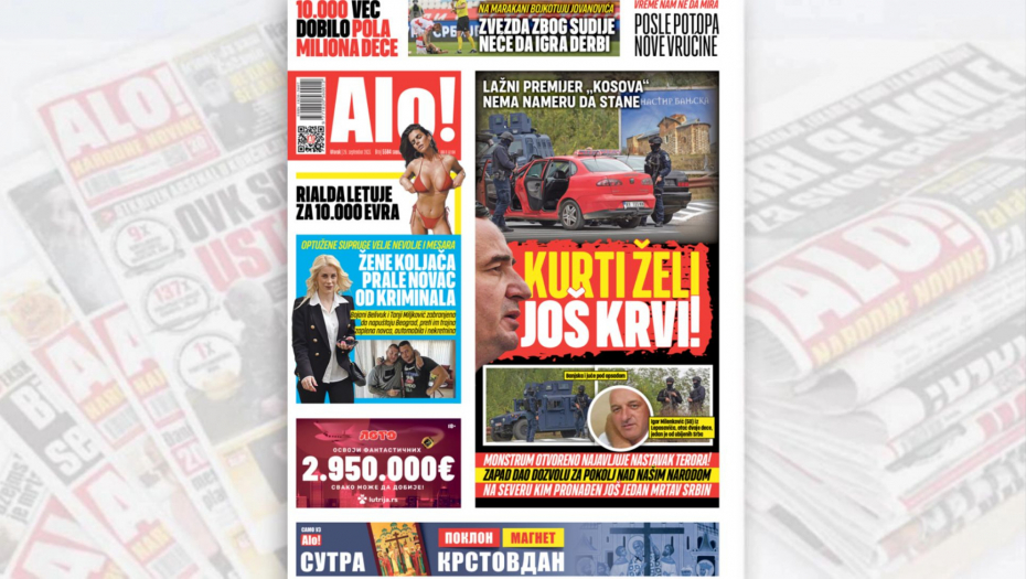 KURTI ŽELI JOŠ KRVI Lažni premijer "Kosova" nema nameru da stane